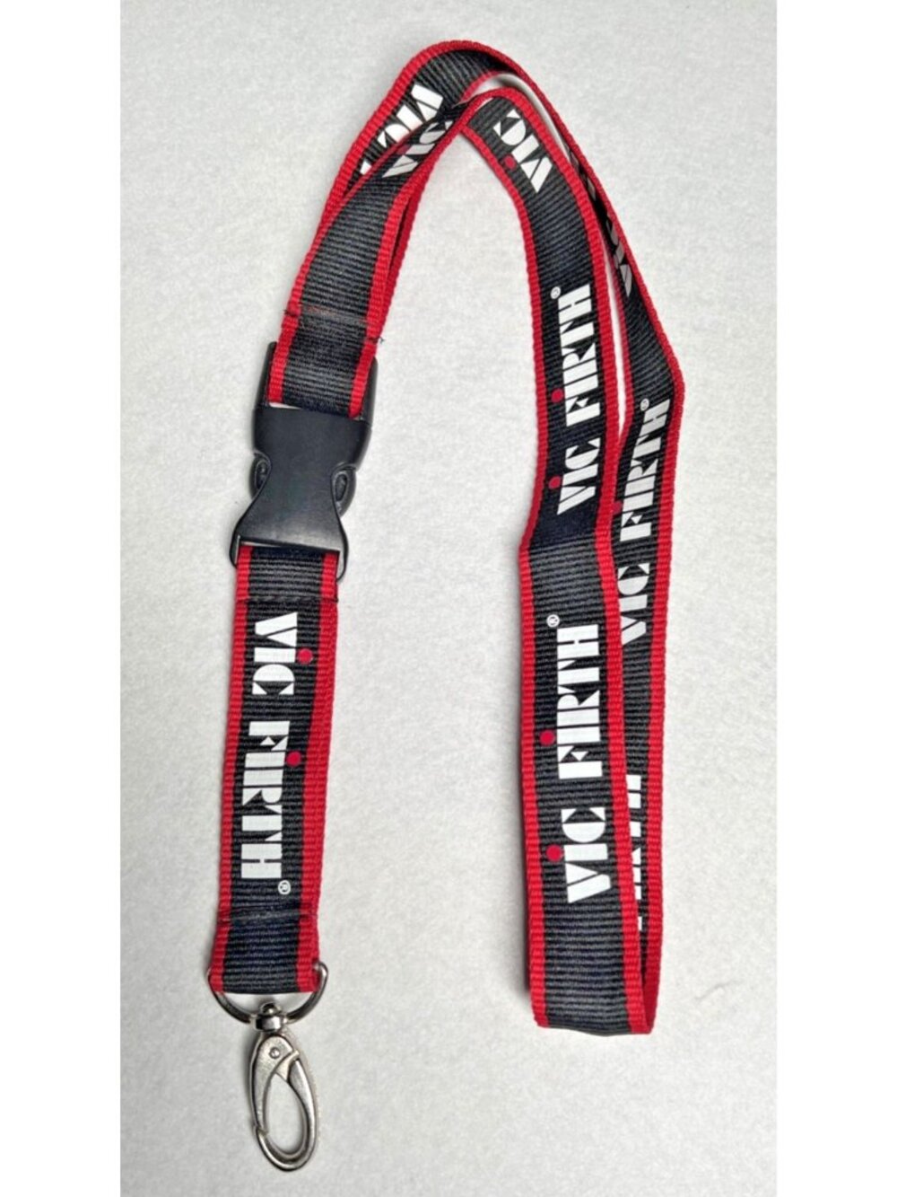 Vic Firth Logo Lanyard Detachable Clip Drummer Percussion Promo
